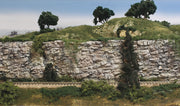 Woodland Scenics C1248 Rock Face Mold casting application on a model railway layout; scenery and track not included