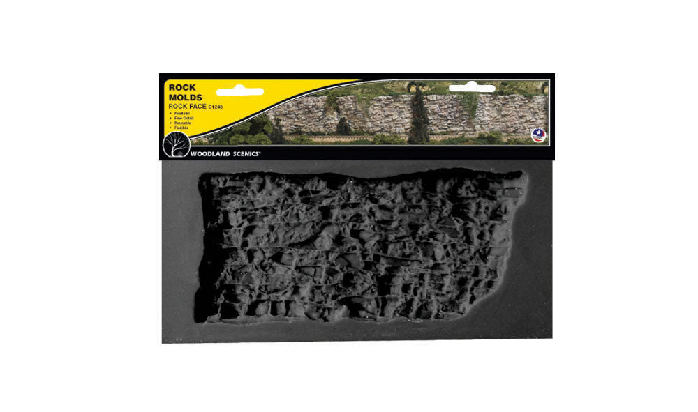 Woodland Scenics C1248 Rock Face Mold in retail packaging