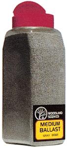 Woodland Scenics B1372 – Brown Fine Ballast (57.7 cu. in. Shaker) #1372 product image