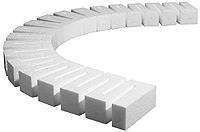 Woodland Scenics ST1406 Riser - 2 ft x 1/2 in - 4 Pack - product image