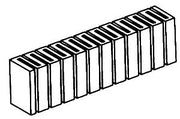 Woodland Scenics ST1409 Riser - 2 ft x 4 in - 2 Pack - product image