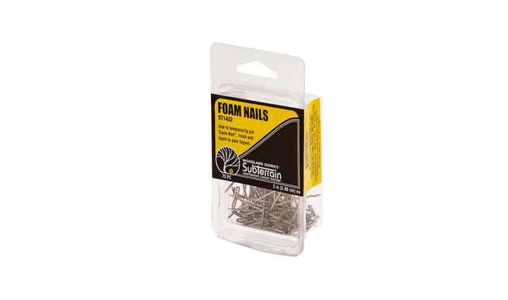 Woodland Scenics 2 in. Foam Nails 75-Pack – ST1432 - product image