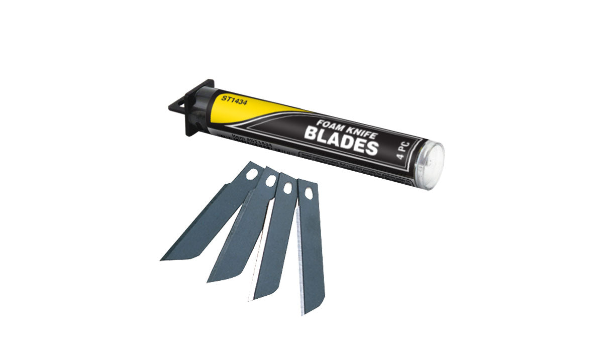 Woodland Scenics ST1434 foam knife replacement blades four-pack in manufacturer packaging