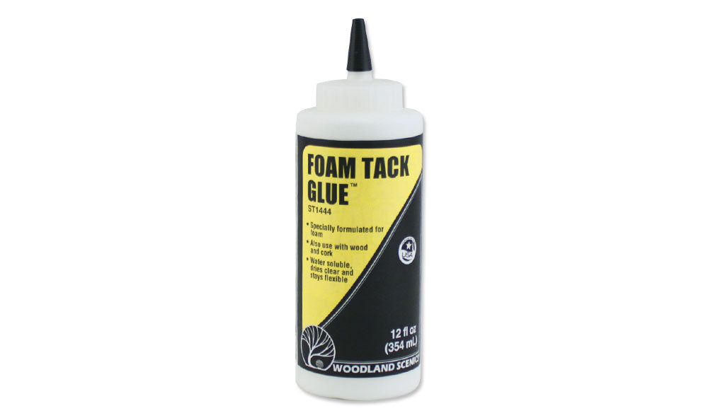 Woodland Scenics ST1444 Foam Tack Glue 12 fluid ounce bottle