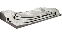 Woodland Scenics ST1484 River Pass HO layout kit - assembled terrain base example