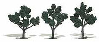 Woodland Scenics TR1511 Dark Green Trees - 4 to 5 in - 3 Pack - product image
