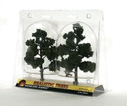 Woodland Scenics TR1513 Medium Green Trees - 5 to 6 in - 2 Pack - product image