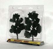 Woodland Scenics TR1517 Dark Green Trees - 6 to 7 in - 2 Pack - product image