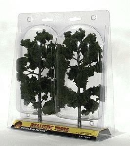 Woodland Scenics TR1519 Medium Green Trees - 8 to 9 in - 2 Pack - product image