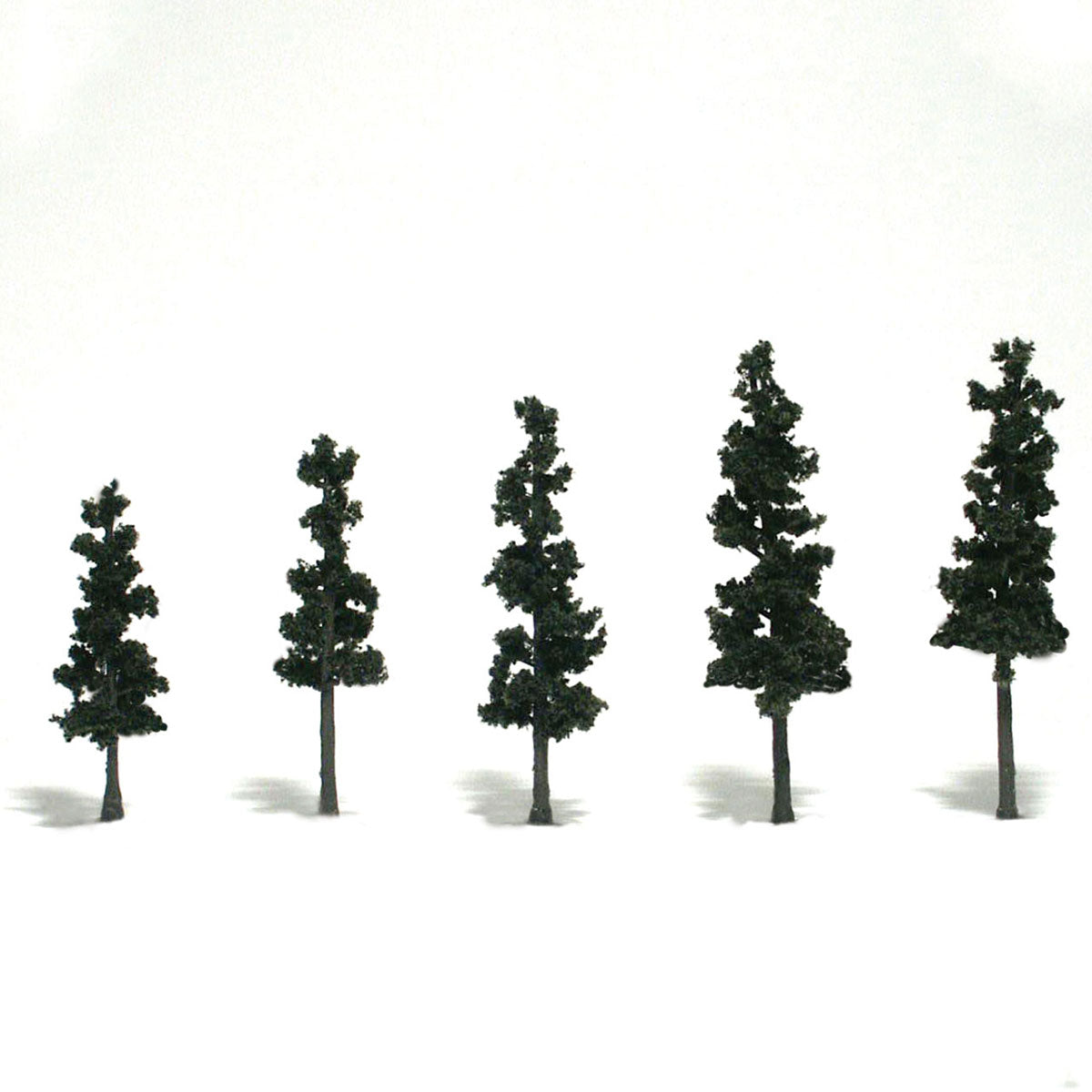 Woodland Scenics Conifer Green Trees 2.5–4 in. 5-Pack – TR1560 - product image