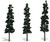Woodland Scenics TR1563 Conifer Green Trees - 7 to 8 in - 3 Pack - view 5