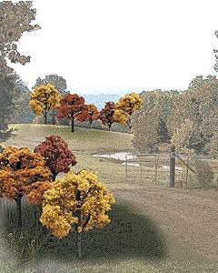 Woodland Scenics TR1576 Fall Trees - 2 to 3 in - 23 Pack - product image