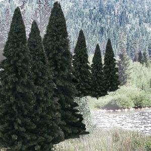 Woodland Scenics Evergreen Blend trees 2 to 4 inch 18 pack TR1585