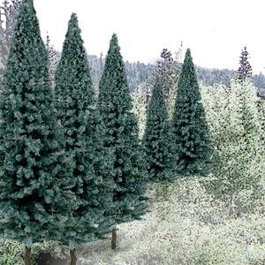 Woodland Scenics Blue Spruce Trees – 2 to 4 in – 18 Pack – TR1587