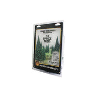 Woodland Scenics TR1588 Blue Spruce Trees 4 to 6 inch 13-pack