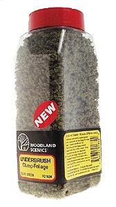 Woodland Scenics FC1634 Olive Green Underbrush - 57.7 cu in - product image