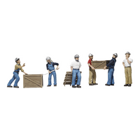 Woodland Scenics A1823 Dock Workers HO scale figures
