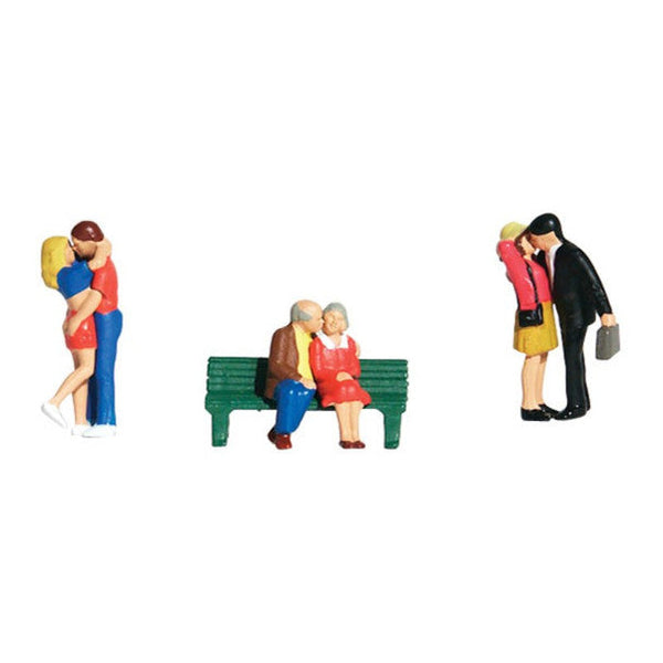 Woodland Scenics A1833 Lovers HO scale figures
