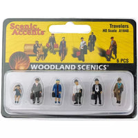 Woodland Scenics A1840 HO Scale Travelers six figures