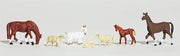 Woodland Scenics HO Scale Livestock Figure Set 7-Piece – A1844– product image 1
