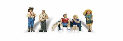 Woodland Scenics HO Scale Full-Figured Folks Figure Set – A1845