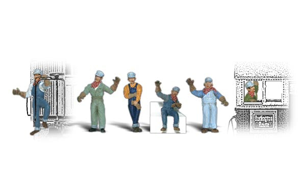 Woodland Scenics HO Engineers Figure Set – A1866