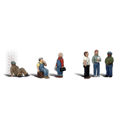 Woodland Scenics A1867 Factory Workers - HO Scale - view 3