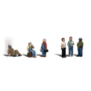 Woodland Scenics A1867 Factory Workers - HO Scale - view 4