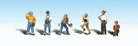 Woodland Scenics HO Scale Baseball Players II 6-Piece Set – A1870– product image 2