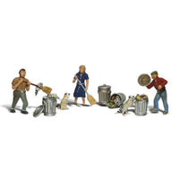 Woodland Scenics A1875 People & Pesky Raccoons - HO Scale - view 4