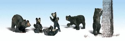 Woodland Scenics A1885 Black Bears - HO Scale - product image
