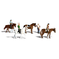 Woodland Scenics A1889 Horseback Riders - HO Scale - view 4