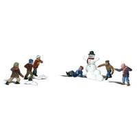 Woodland Scenics A1894 Snowball Fight - HO Scale - view 3