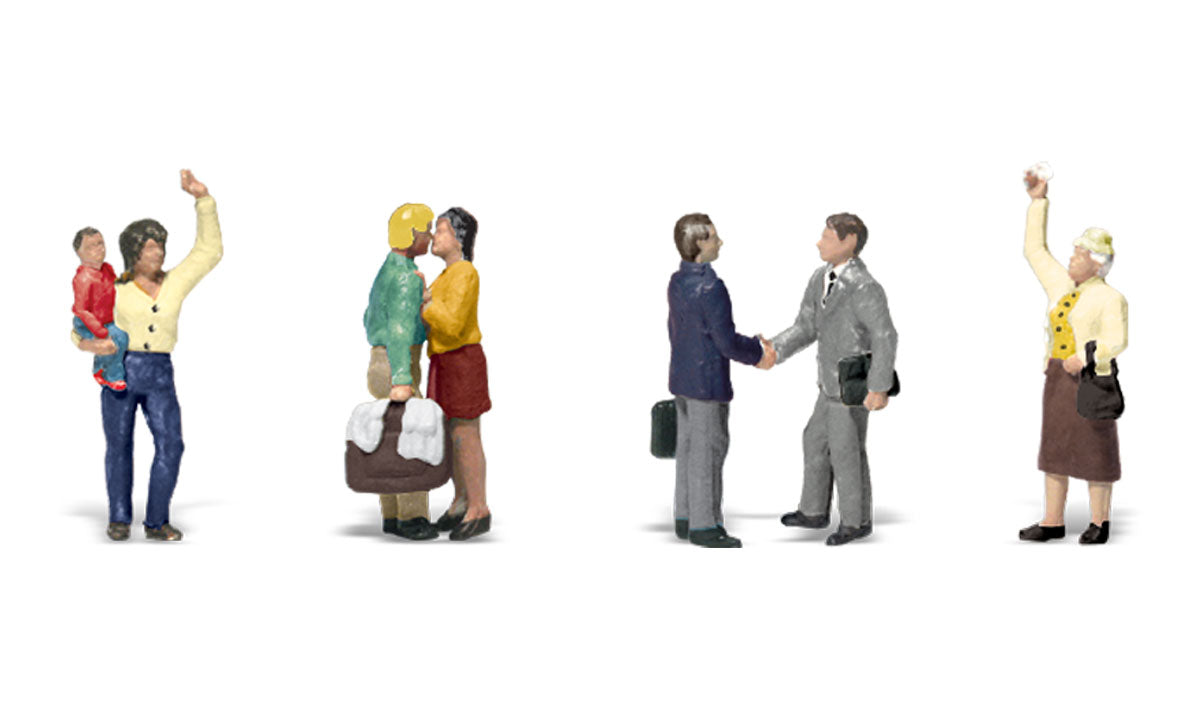 Woodland Scenics HO Goodbye People Figures – A1912 - product image