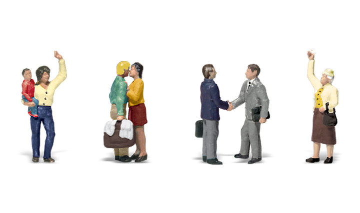 Woodland Scenics HO Goodbye People Figures – A1912 - product image