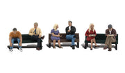Woodland Scenics A1924 People on Benches - HO Scale - view 3