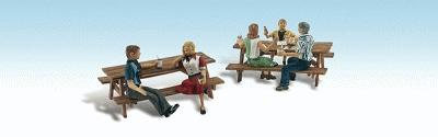 Woodland Scenics A1939 Outdoor Dining - HO Scale - product image
