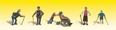 Woodland Scenics A1946 Physically Challenged Figures - HO Scale - product image