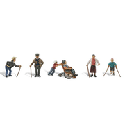Woodland Scenics A1946 Physically Challenged Figures - HO Scale - view 3