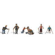 Woodland Scenics A1946 Physically Challenged Figures - HO Scale - view 4