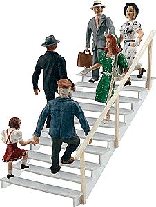 Woodland Scenics A1954 Taking the Stairs - HO Scale - product image