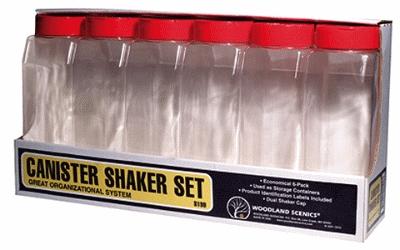 Woodland Scenics S199 Canister Shaker Set - product image