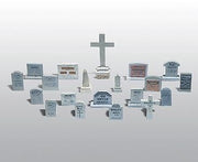 Woodland Scenics D201 20 Tombstones - HO Scale Kit - product image