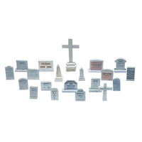 Woodland Scenics D201 20 Tombstones - HO Scale Kit - view 3