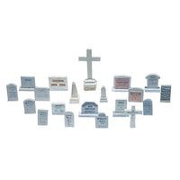 Woodland Scenics D201 20 Tombstones - HO Scale Kit - view 4