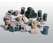 Woodland Scenics D203 Crates, Barrels & Sacks - HO Scale Kit - product image