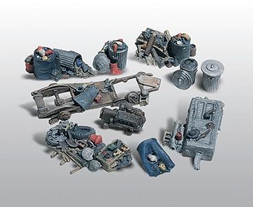 Woodland Scenics D205 Assorted Junk Piles - HO Scale Kit - product image