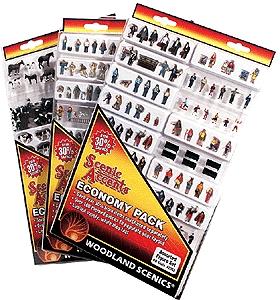 Woodland Scenics A2053 Economy Pack Assorted Figures - HO Scale - product image