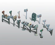 Woodland Scenics D206 Assorted Mailboxes - HO Scale Kit - product image