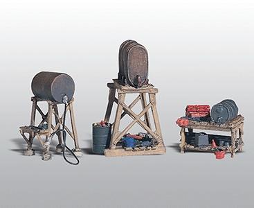 Woodland Scenics D212 Fuel Stands - 3 Pack - HO Scale Kit - product image